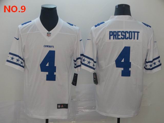 Men's Dallas Cowboys #4 Dak Prescott Jerseys NO.9;